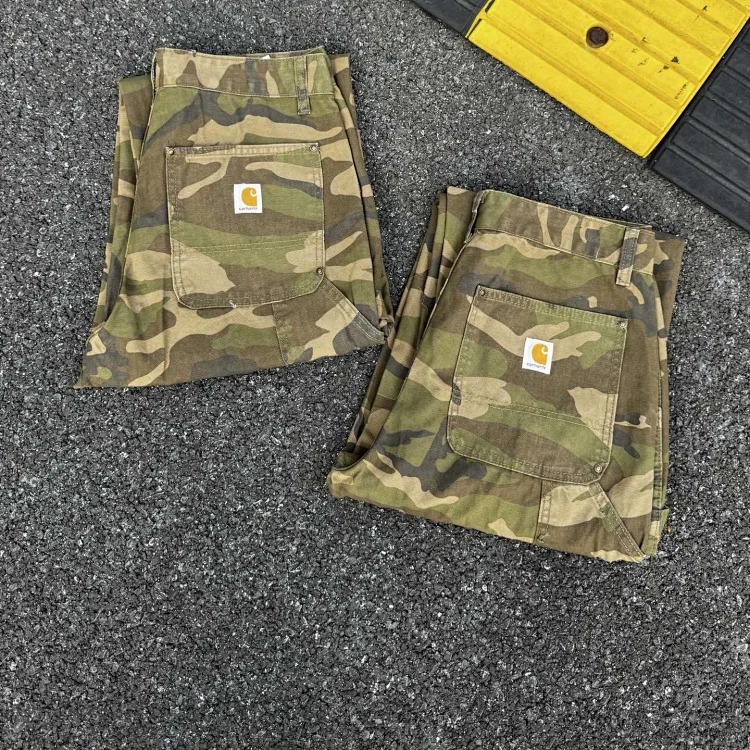 Camouflage Kaha Lumberjack Japanese Workwear Style Jeans Versatile and Casual