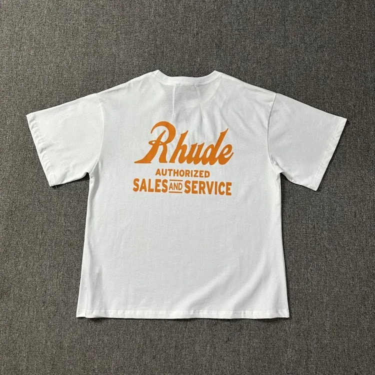 New style retro logo print for men and women, loose casual short-sleeved round neck