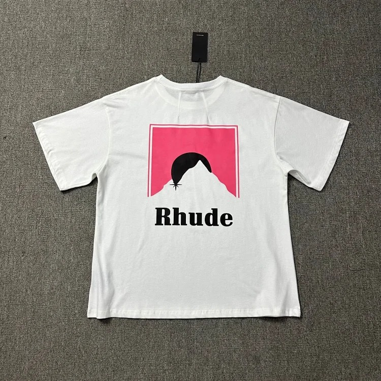 New style retro logo print for men and women, loose casual short-sleeved round neck