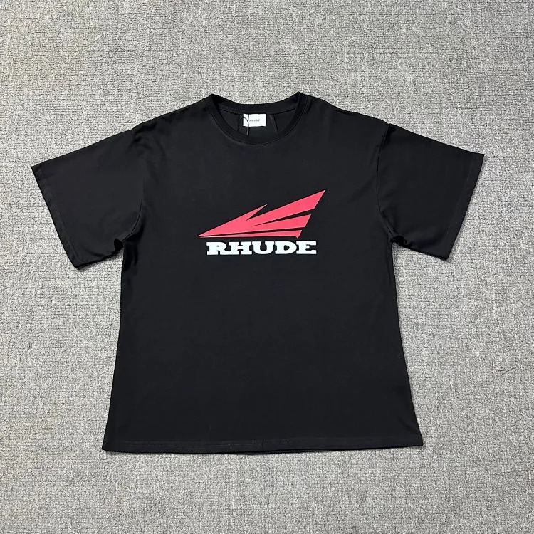New style retro logo print for men and women, loose casual short-sleeved round neck