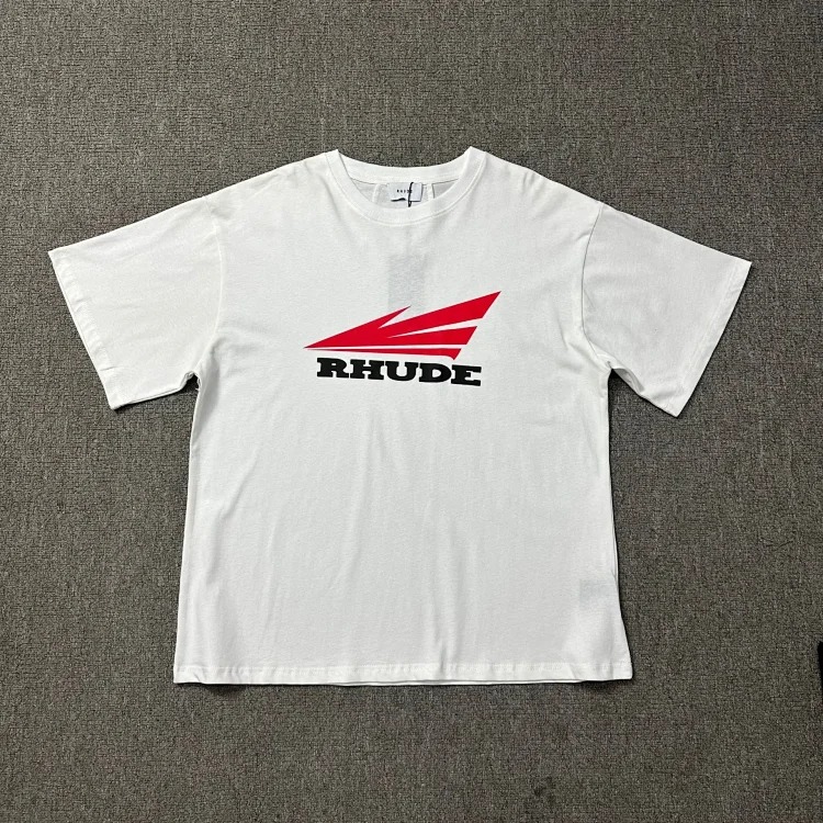 New style retro logo print for men and women, loose casual short-sleeved round neck