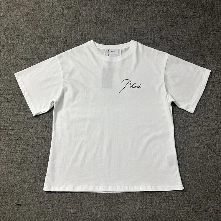 New style retro logo print for men and women, loose casual short-sleeved round neck