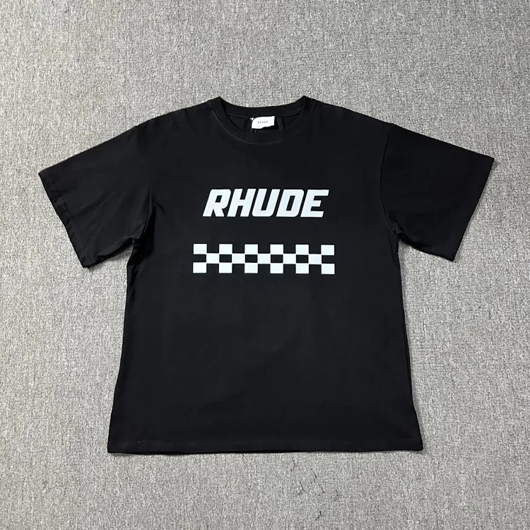 New style retro logo print for men and women, loose casual short-sleeved round neck