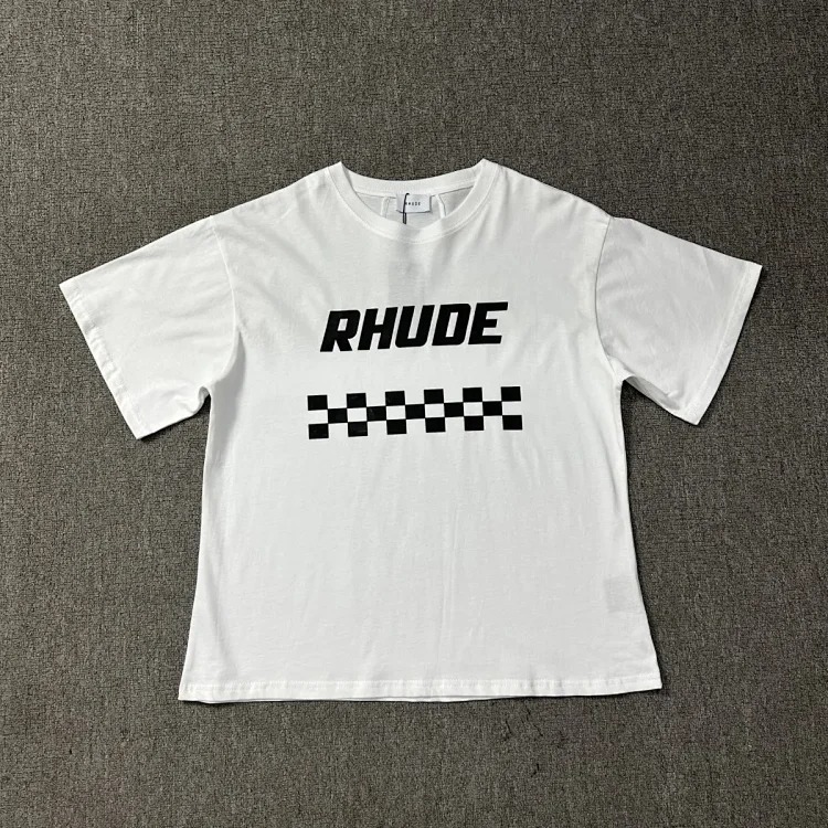 New style retro logo print for men and women, loose casual short-sleeved round neck