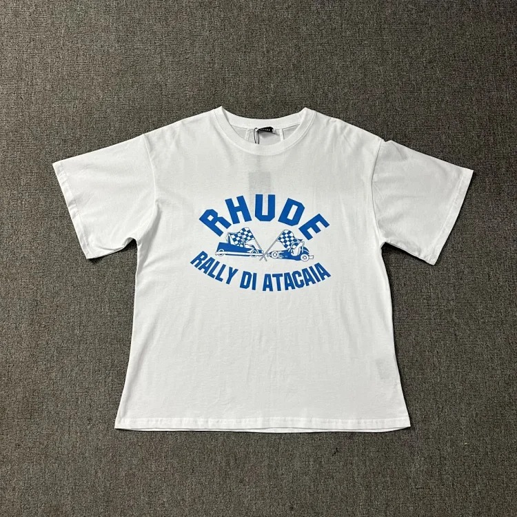 New style retro logo print for men and women, loose casual short-sleeved round neck