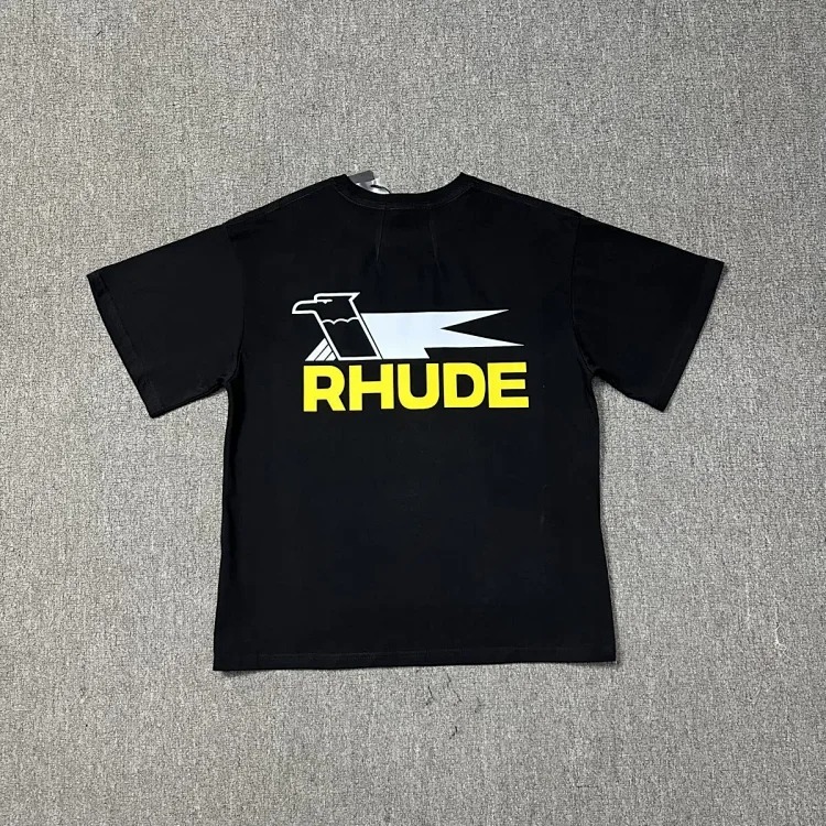 New style retro logo print for men and women, loose casual short-sleeved round neck