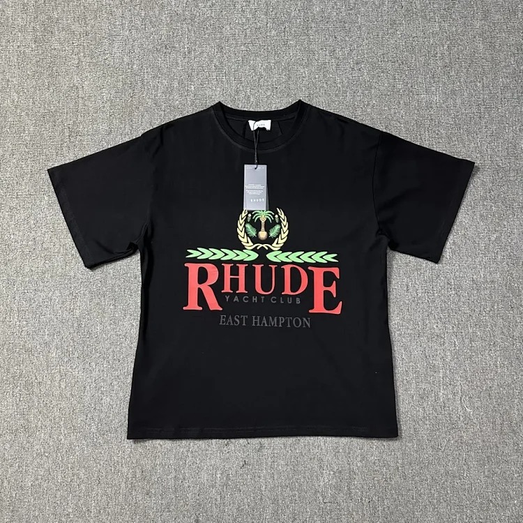New style retro logo print for men and women, loose casual short-sleeved round neck