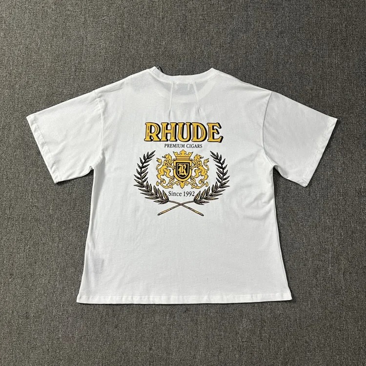 New style retro logo print for men and women, loose casual short-sleeved round neck