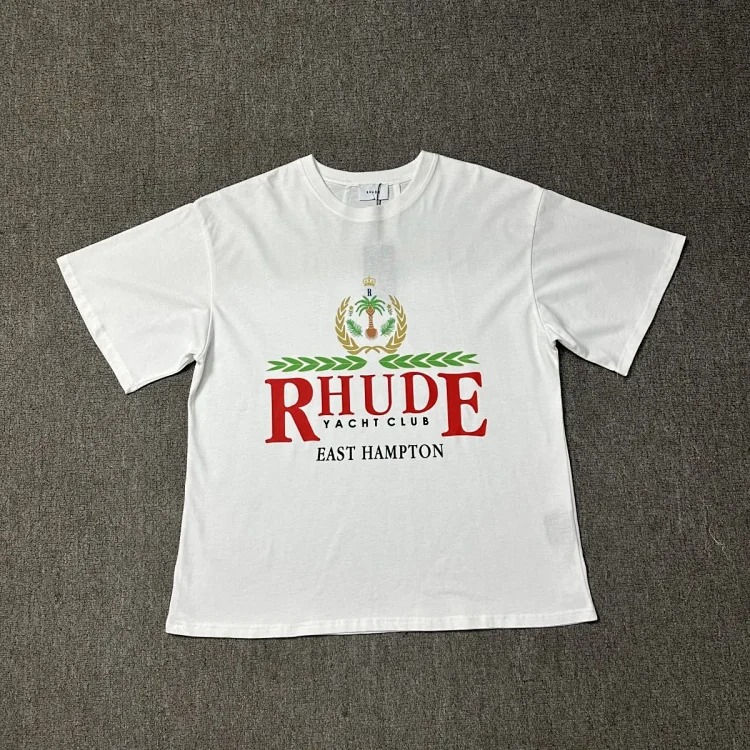 New style retro logo print for men and women, loose casual short-sleeved round neck