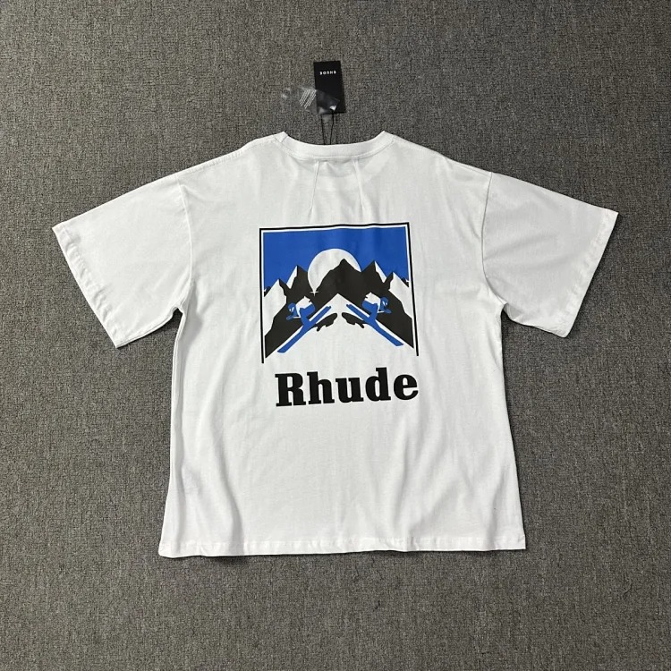 New style retro logo print for men and women, loose casual short-sleeved round neck