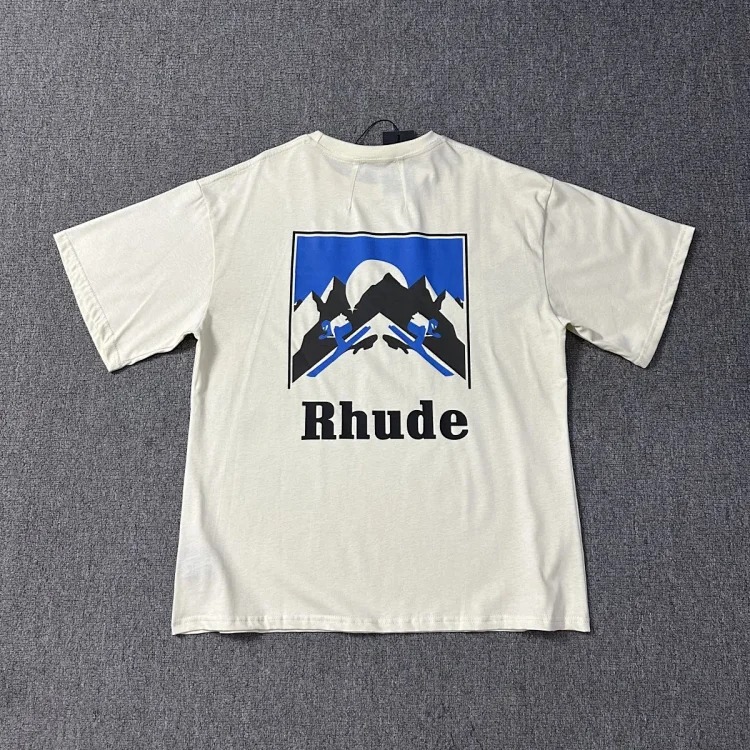 New style retro logo print for men and women, loose casual short-sleeved round neck