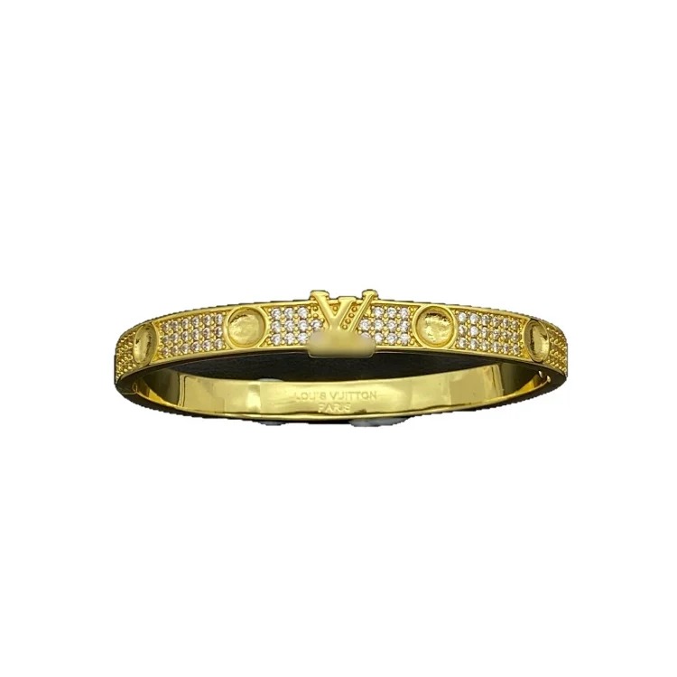 Bracelet women's new high Seiko V letter open bracelet