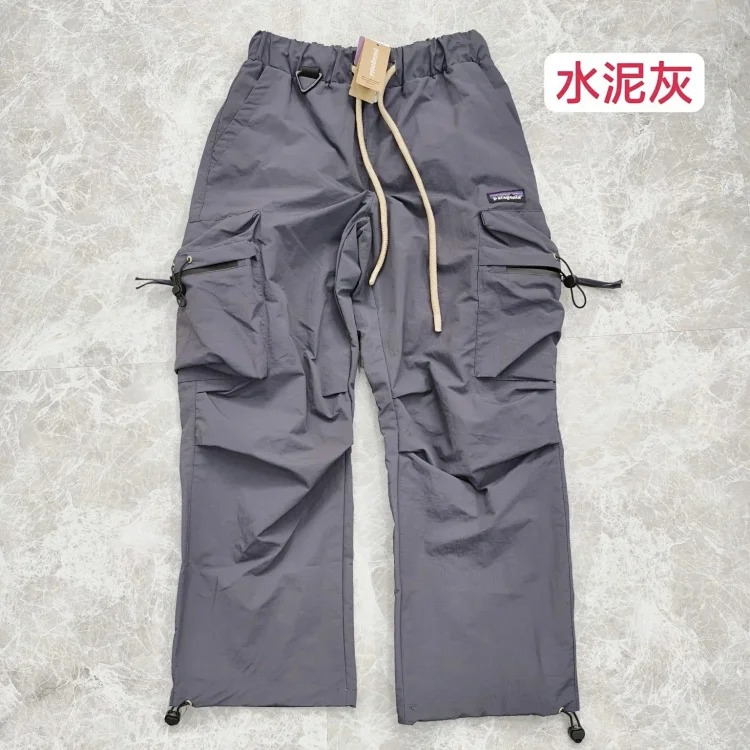 Outdoor casual waterproof breathable pleated couple style paratrooper pants assault functional trousers