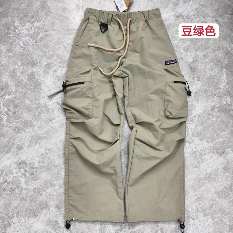 Outdoor casual waterproof breathable pleated couple style paratrooper pants assault functional trousers