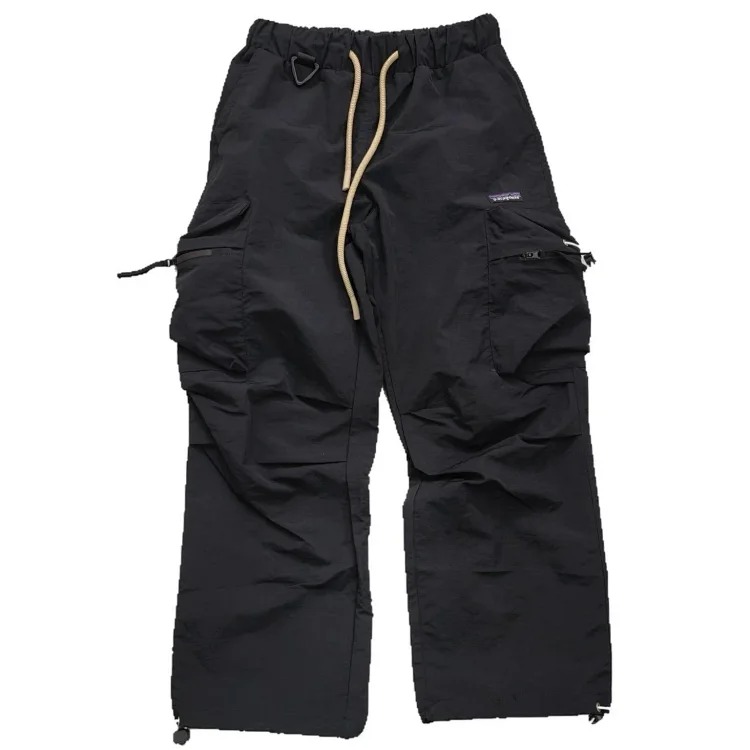 Outdoor casual waterproof breathable pleated couple style paratrooper pants assault functional trousers