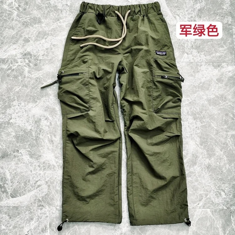 Outdoor casual waterproof breathable pleated couple style paratrooper pants assault functional trousers