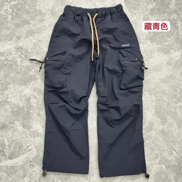 Outdoor casual waterproof breathable pleated couple style paratrooper pants assault functional trousers