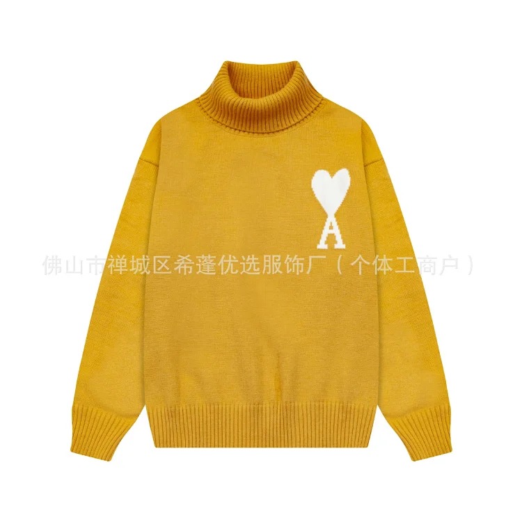 New arrival jacquard big love neck blended knitted cardigan soft and waxy loose