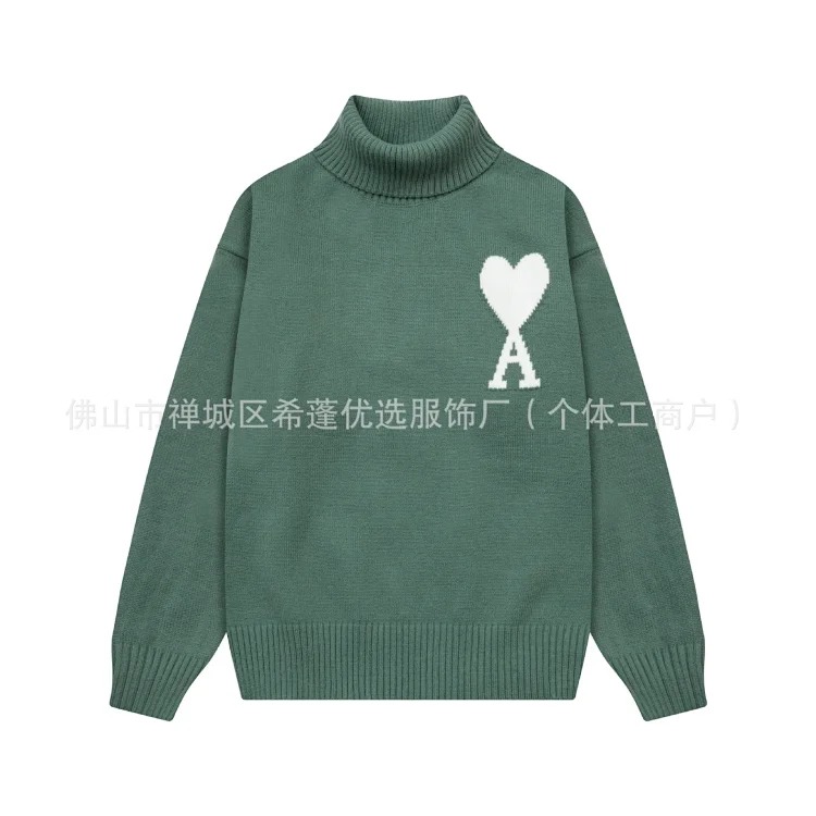 New arrival jacquard big love neck blended knitted cardigan soft and waxy loose