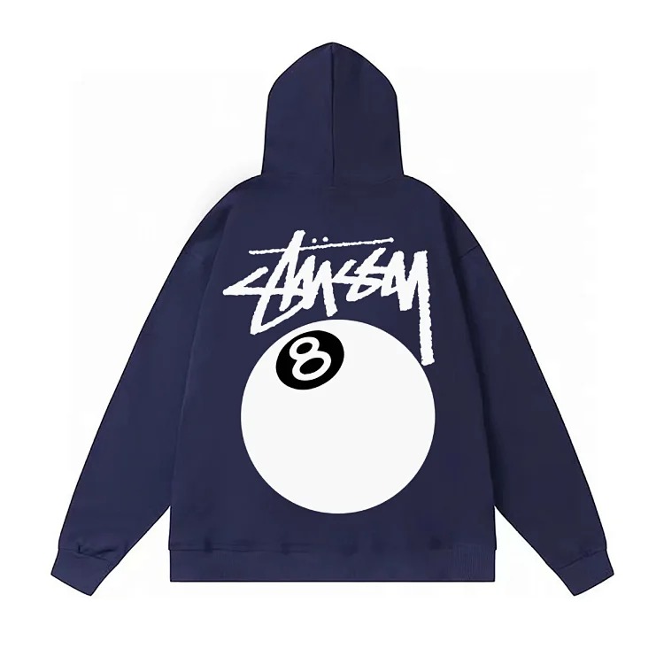 Hooded sweatshirt loose casual sportswear for men and women couple coat hoodie trendy ca black 8
