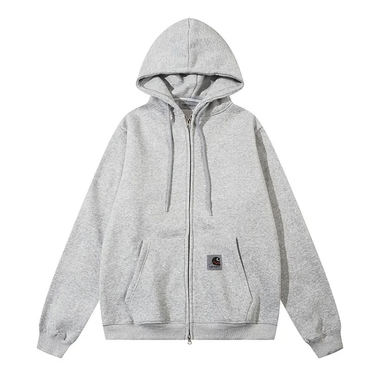 Hooded sweatshirt loose casual sportswear for men and women couple coat hoodie trendy ca black 8