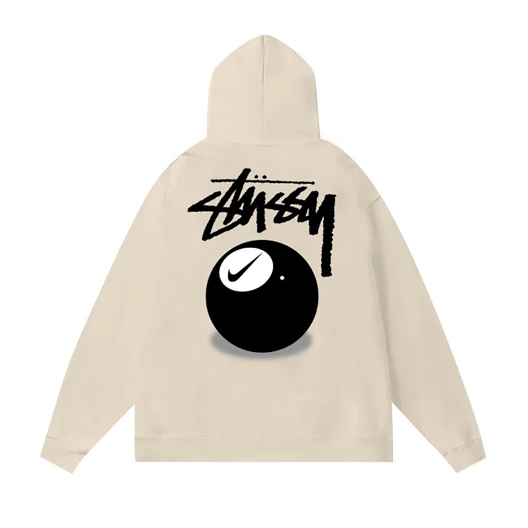Hooded sweatshirt loose casual sportswear for men and women couple coat hoodie trendy ca black 8