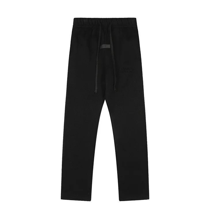 Fear of God FOG high street double line ESSENTIALS three-dimensional silicone letters plus velvet hooded sweatshirt casual trousers suit trendy image 17