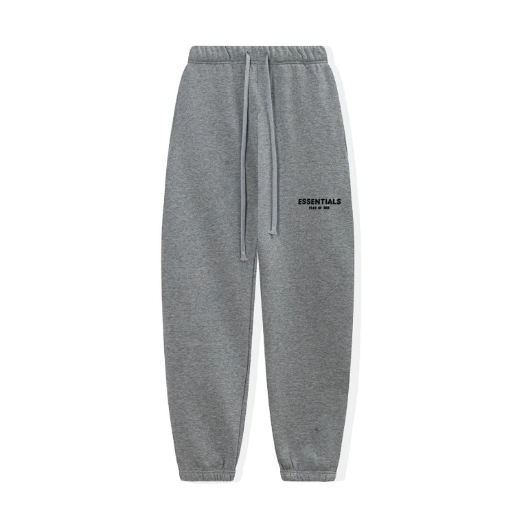 Fear of God FOG high street double line ESSENTIALS three-dimensional silicone letters plus velvet hooded sweatshirt casual trousers suit trendy image 32
