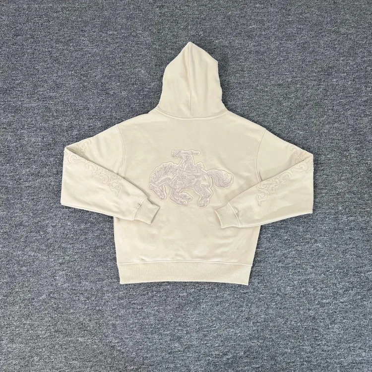 Embroidered Sakura Waffle Couple Long Sleeve