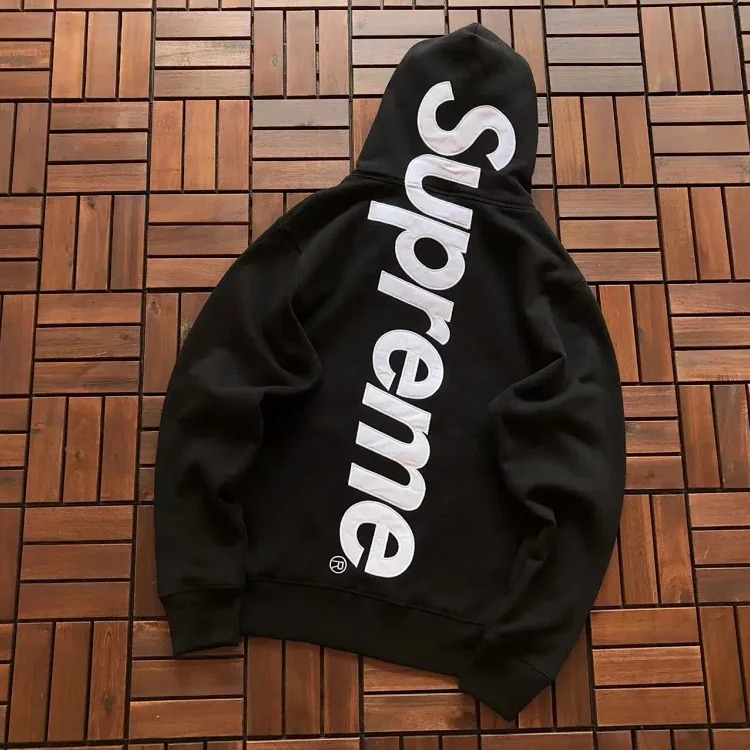 23rd new model camouflage classic embroidered velvet hoodie loose men's and women's hooded sweatshirt trendy brand
