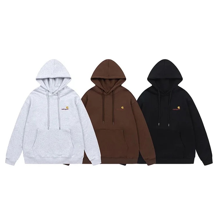 Thin hooded sweatshirt with embroidered letters, loose casual and versatile hoodie Meow-35