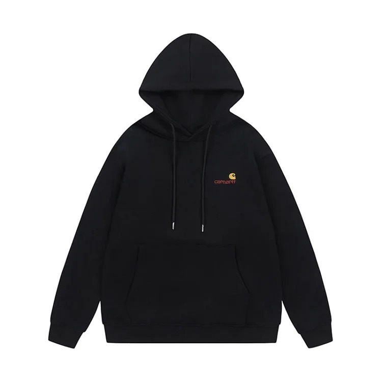 Thin hooded sweatshirt with embroidered letters, loose casual and versatile hoodie Meow-35 image 2
