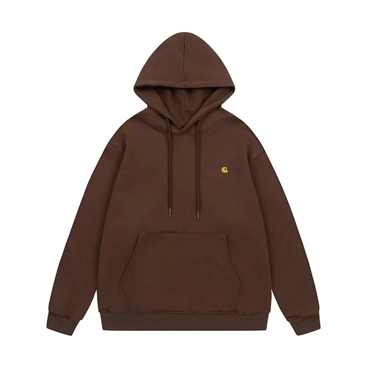 Thin hooded sweatshirt with embroidered letters, loose casual and versatile hoodie Meow-35 image 3