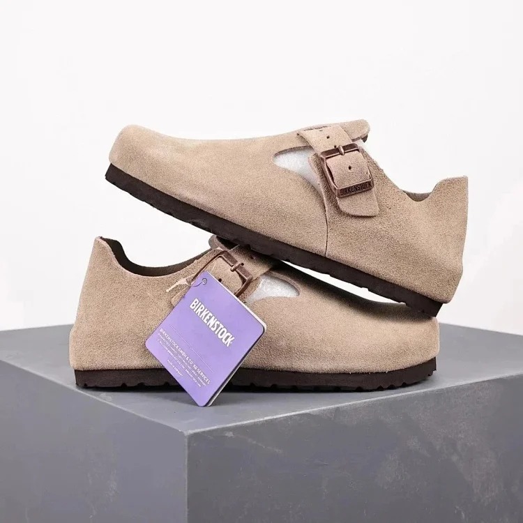Cork Sandals Real Cork Cow Suede Comfort Slippers