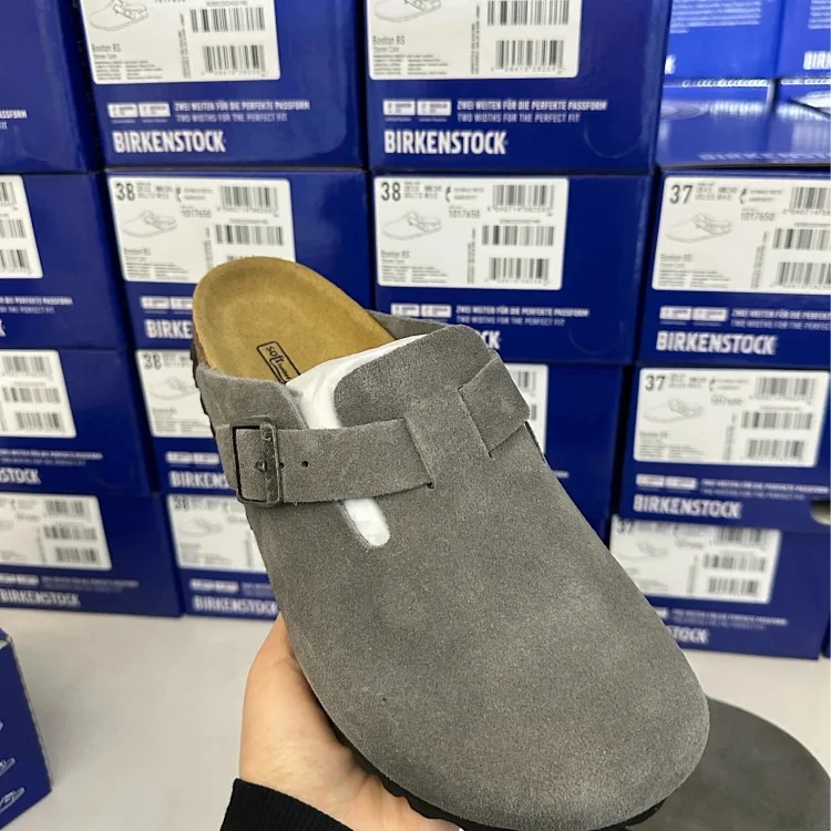 Cork Sandals Real Cork Cow Suede Comfort Slippers