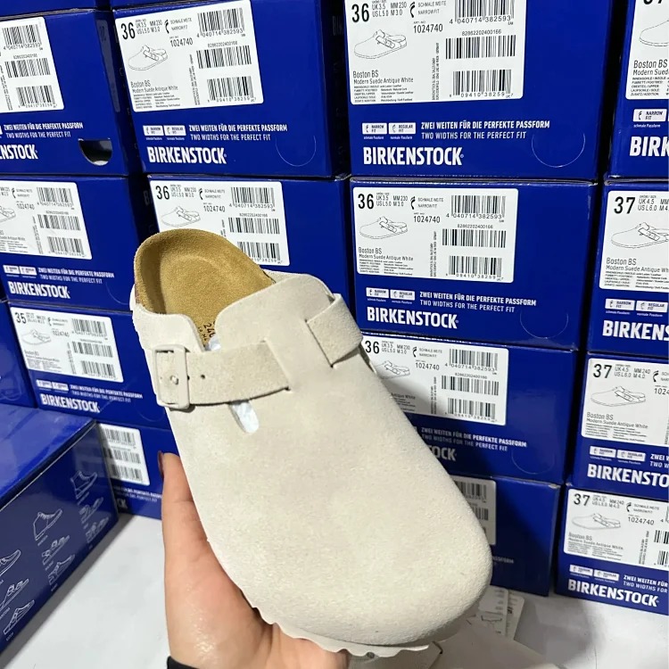 Cork Sandals Real Cork Cow Suede Comfort Slippers