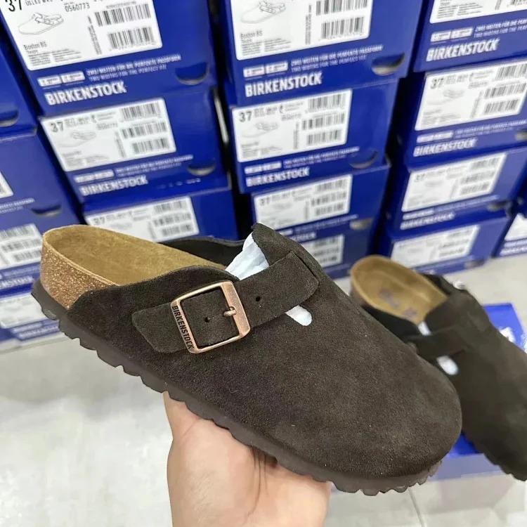 Cork Sandals Real Cork Cow Suede Comfort Slippers