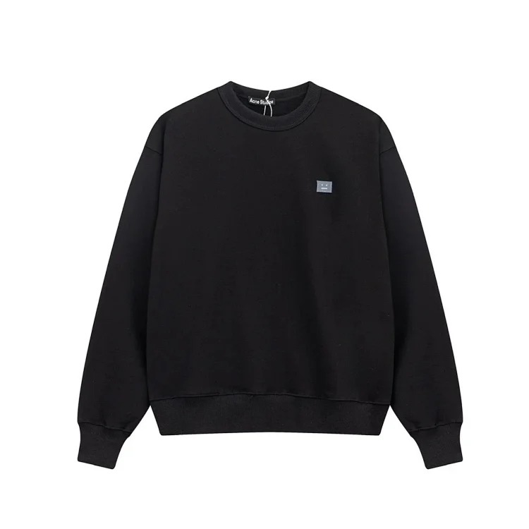 Foreign trade cross-border AC water ripple seahorse hair soft feel lazy loose loose thickened round neck knitted sweater for men and women