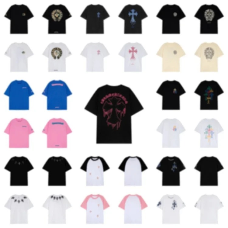 Casual loose short-sleeved T-shirt for men and womench