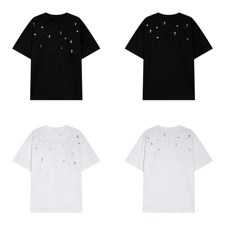 Casual loose short-sleeved T-shirt for men and womench