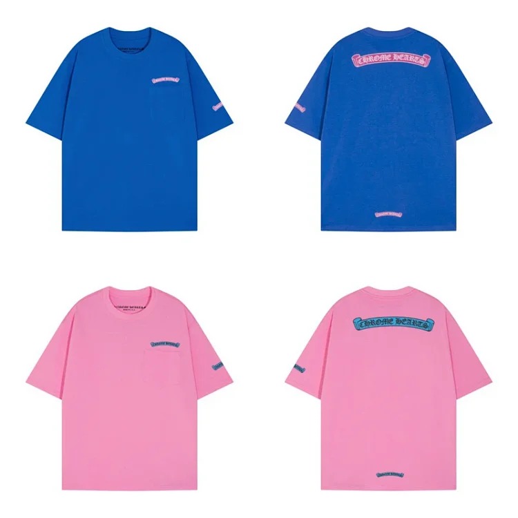 Casual loose short-sleeved T-shirt for men and womench