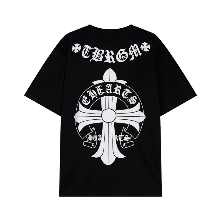 Casual loose short-sleeved T-shirt for men and womench