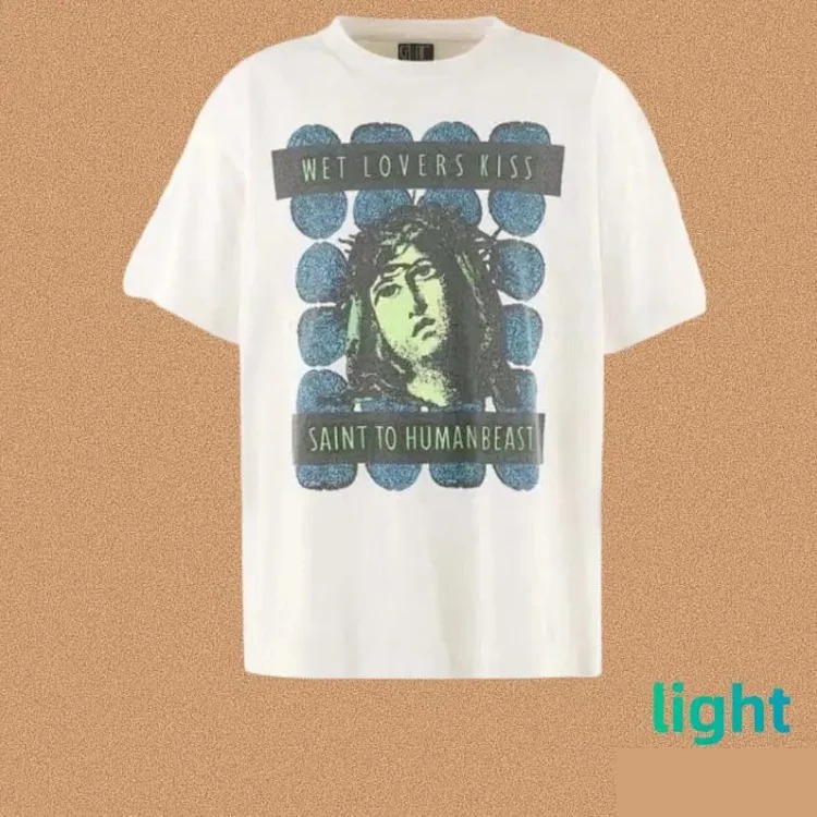 SAINT OF MICHAEL American street retro washed heavy short-sleeved T-shirt summer