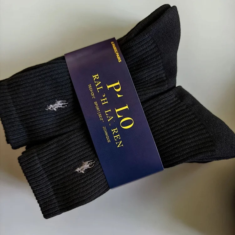 6 pairs of raff pony cotton socks