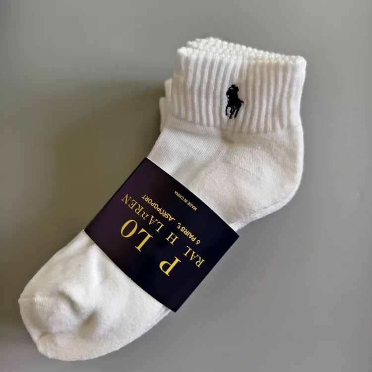 6 pairs of raff pony cotton socks