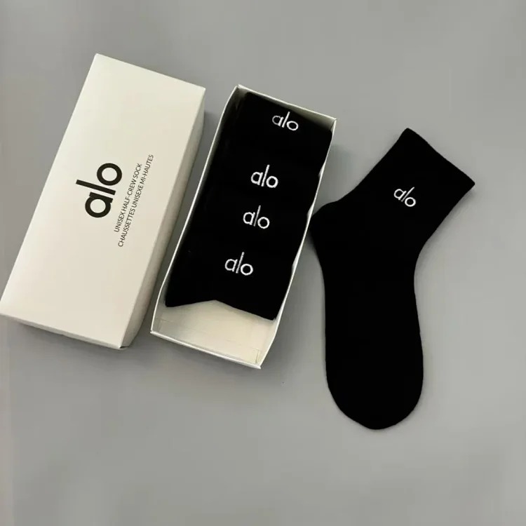 Horse towel bottom embroidery 6 pairs of original single men's socks foreign trade classic ship medium tube high tube