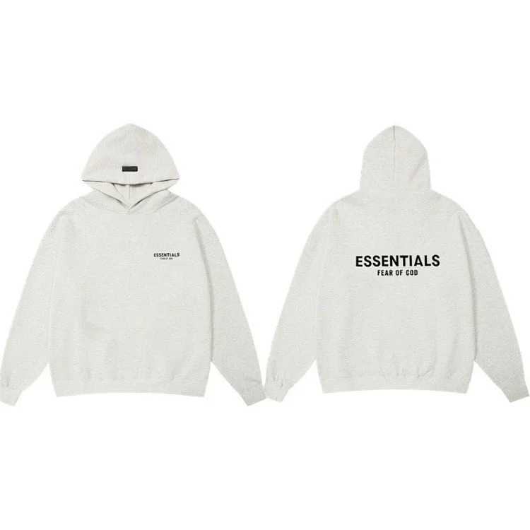 American high street trendy brand plus velvet casual couple autumn and winter heavy hooded sweatshirt for men and women