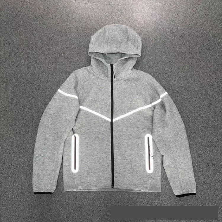 More styles available. See store categories.Reflective knitted hooded zip-up sweatshirt track jacket sweatpants FZ0754