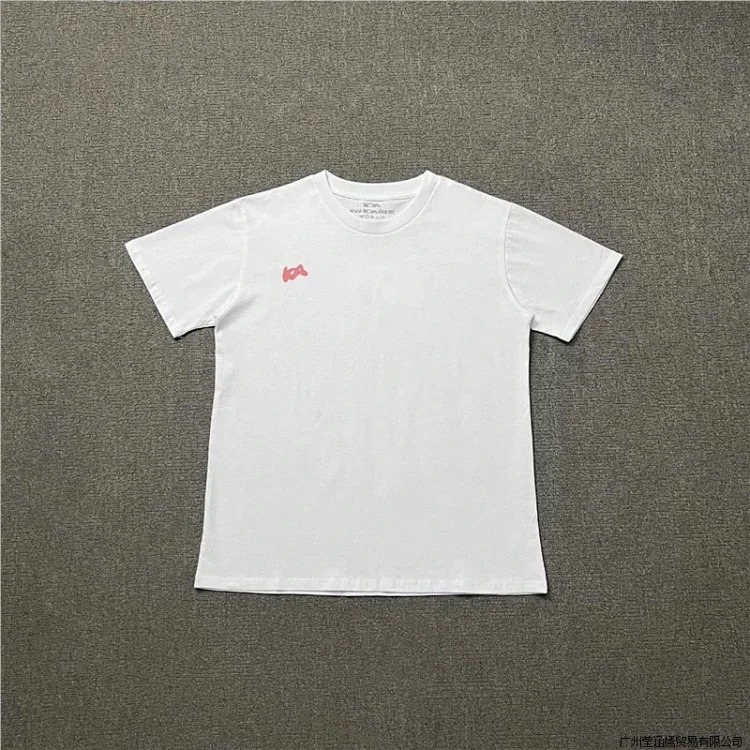 Letters classic printed casual short-sleeved tops for men and women