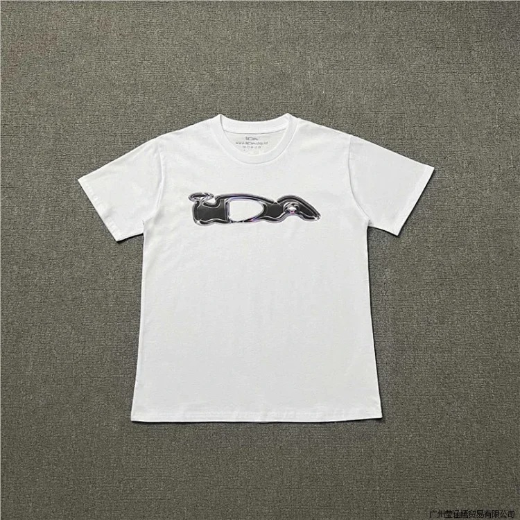 Letters classic printed casual short-sleeved tops for men and women